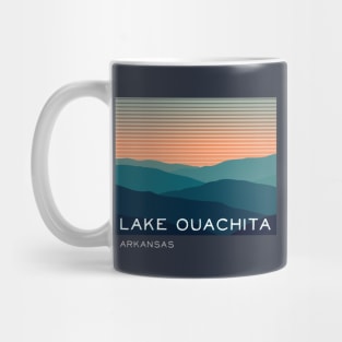 Lake Ouachita Arkansas Mountain Sunset Mug